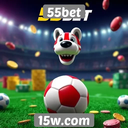 Opções de jogos disponíveis na 55bet