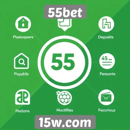 Métodos de pagamento aceitos na 55bet